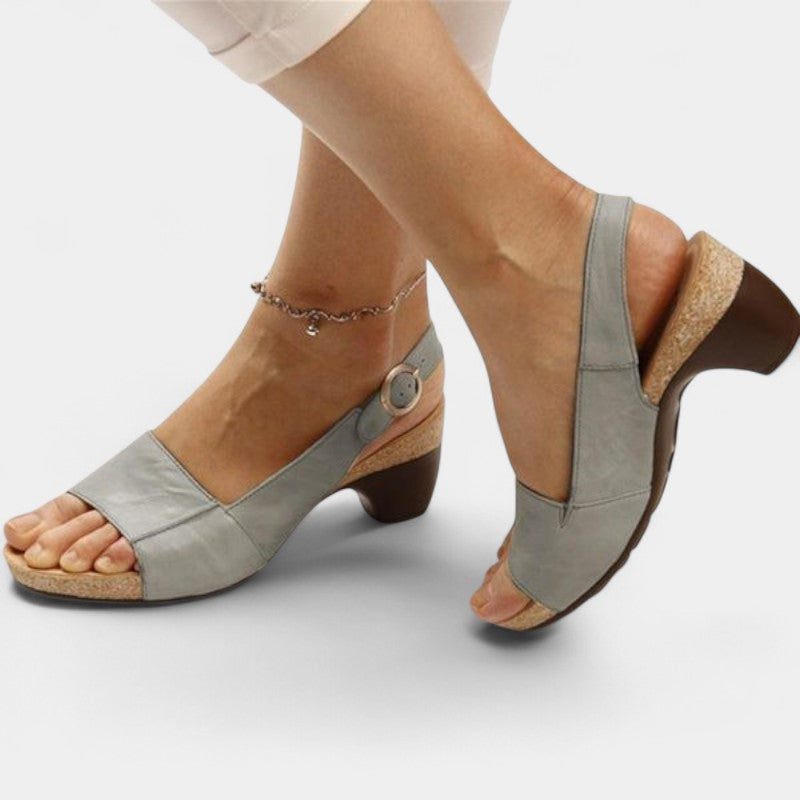 Gleame.-Schoenen-Gleame Sandalen - Vrouwen casual comfortabele dikke hak sandalen