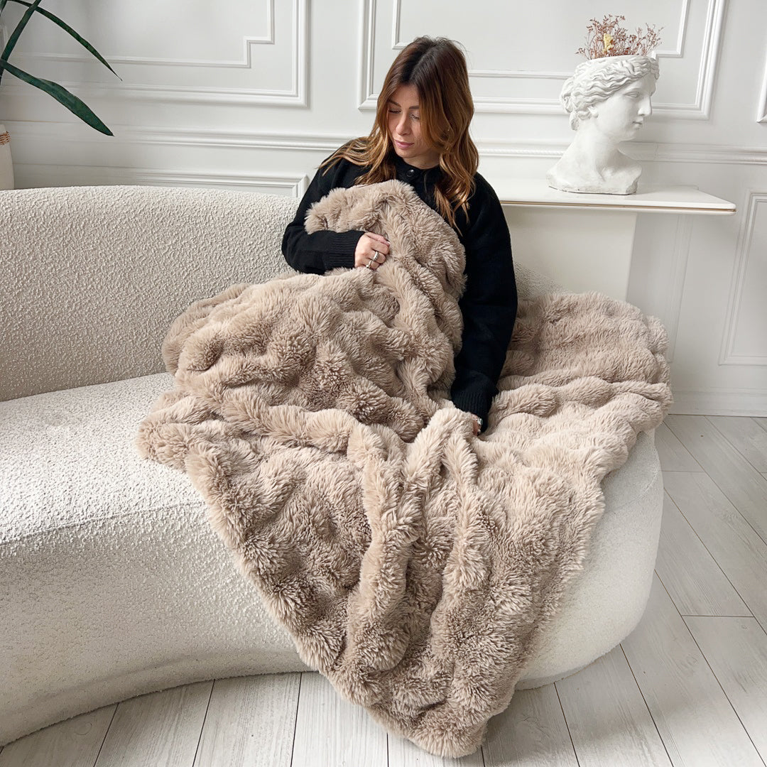 Gleame.-Blanket-Gleame Deken - Super zachte fleecedeken met pluizige textuur voor extra comfort