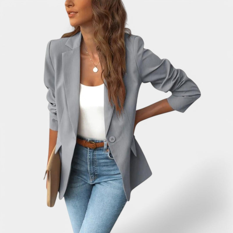 Gleame.-Blazers & Blouses-Gleame Blazer - Casual blazer voor dames met een stijlvolle look