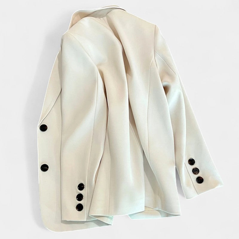 Gleame.-Blazers & Blouses-Gleame Blazer - Nette dames blazer met knopen