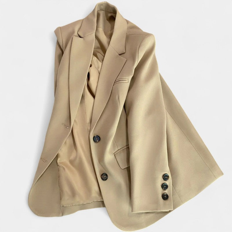 Gleame.-Blazers & Blouses-Gleame Blazer - Nette dames blazer met knopen