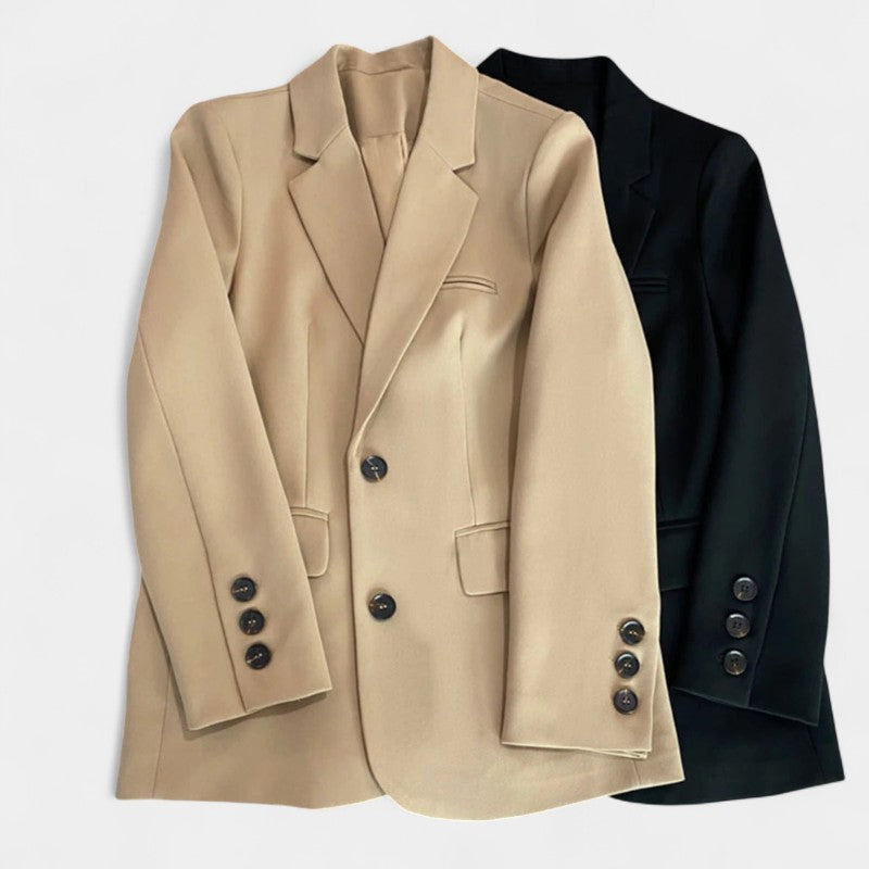 Gleame.-Blazers & Blouses-Gleame Blazer - Nette dames blazer met knopen