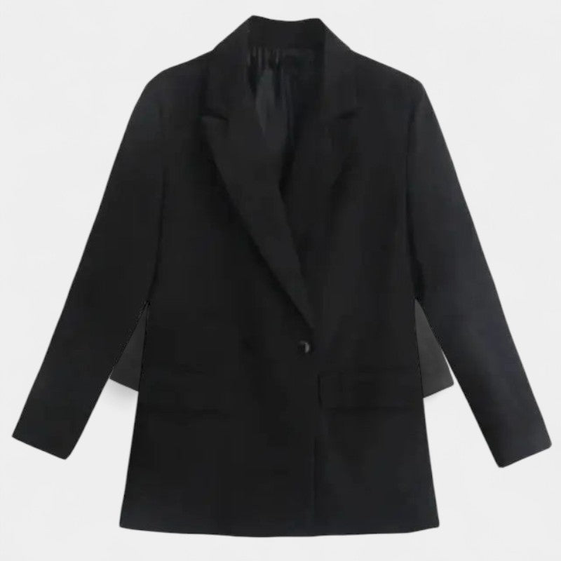 Gleame.-Blazers & Blouses-Gleame Blazer - Vintage dubbele knoop blazer met zakken