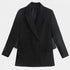 Gleame.-Blazers & Blouses-Gleame Blazer - Vintage dubbele knoop blazer met zakken