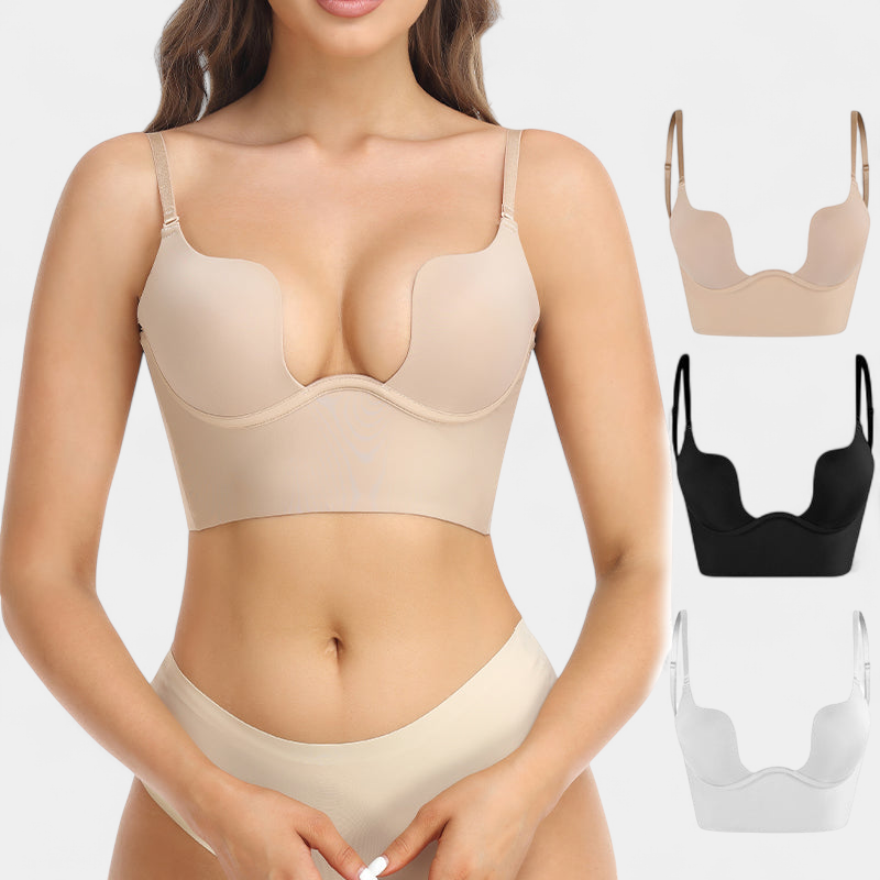 Gleame.-Bra-Gleame Beha - Comfortabele backless beha met transparante bandjes
