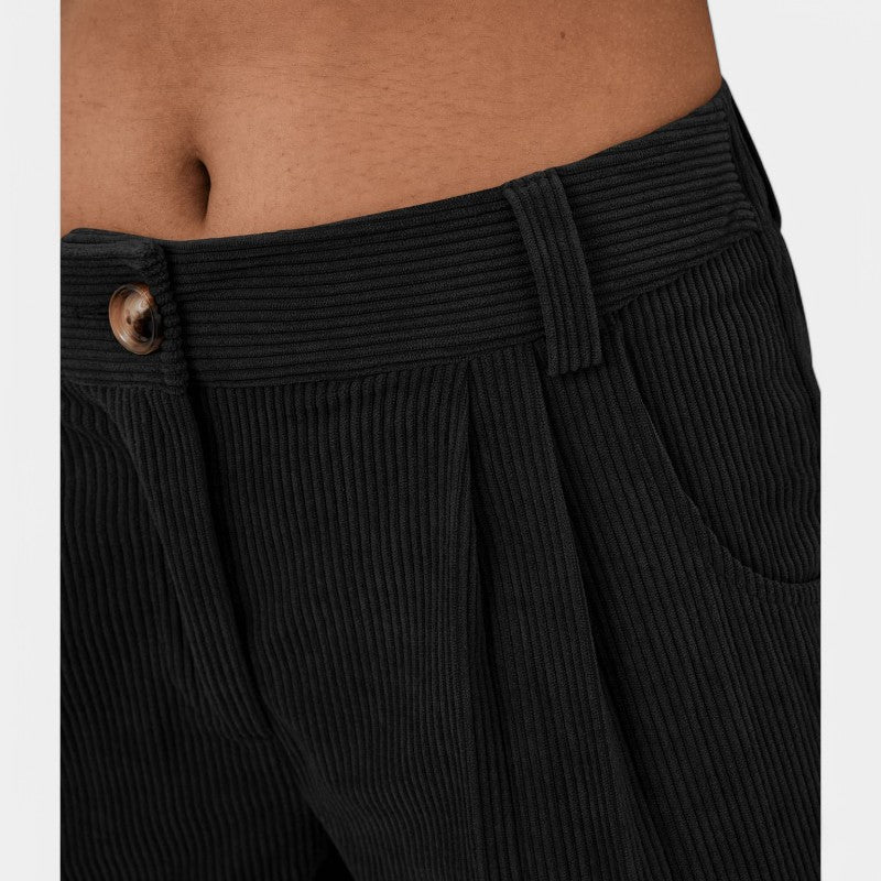 Gleame.-Broeken-Gleame Broek - Comfortabele casual corduroy damesbroek voor een relaxte stijl