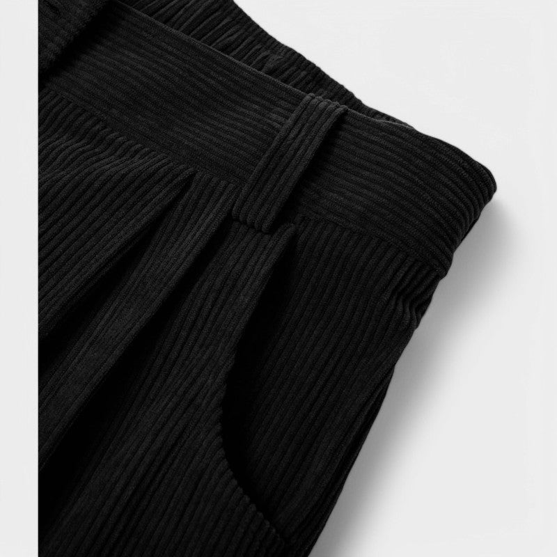 Gleame.-Broeken-Gleame Broek - Comfortabele casual corduroy damesbroek voor een relaxte stijl