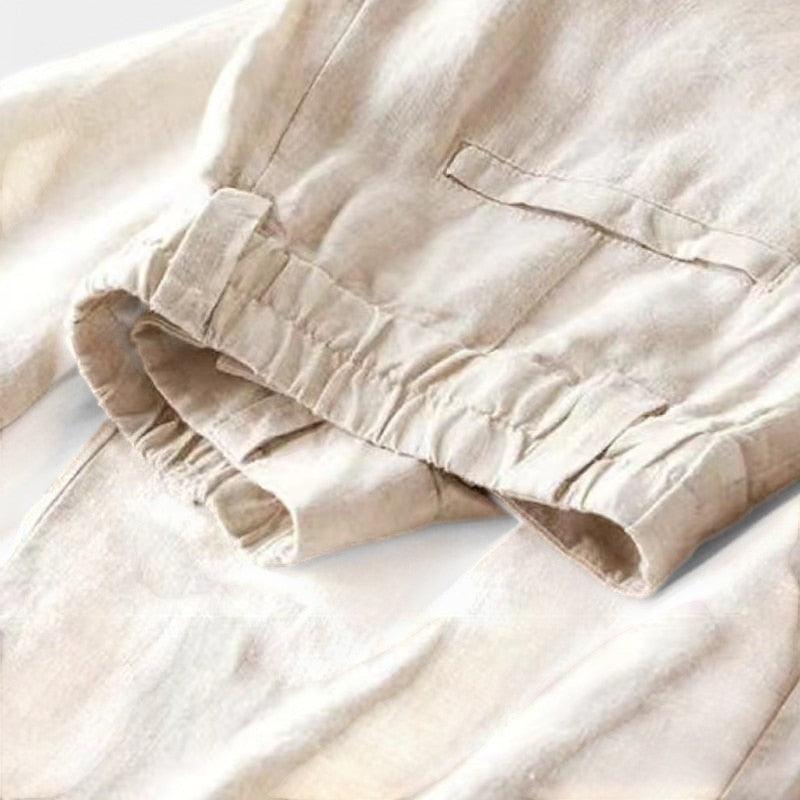 Gleame.-Broeken-Gleame Broek - Een klassieke wijde pijp broek voor dames