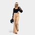 Gleame.-Broeken-Gleame Flared Trousers - Faye flared trousers voor comfort en stijl
