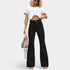 Gleame.-Broeken-Gleame Flared Trousers - Faye flared trousers voor comfort en stijl