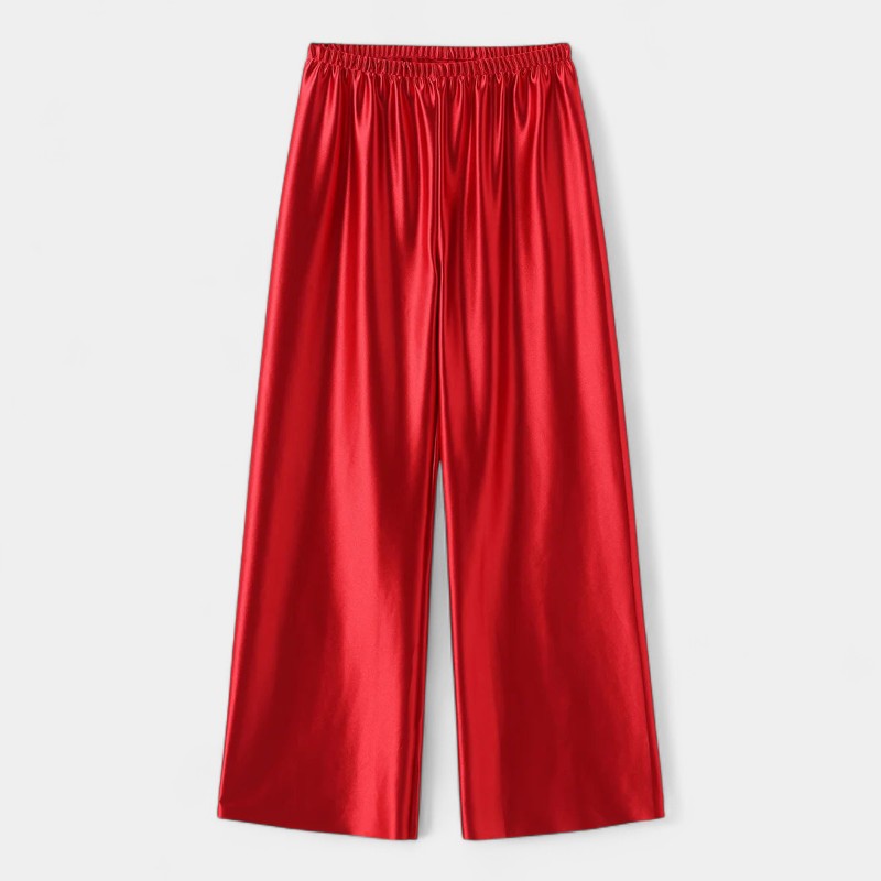 Gleame.-Broeken-Gleame Lange casual broek - Comfortabele wijde broek voor vrouwen