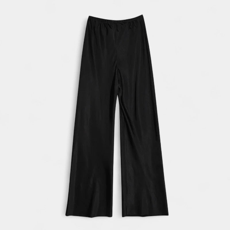 Gleame.-Broeken-Gleame Lange casual broek - Comfortabele wijde broek voor vrouwen