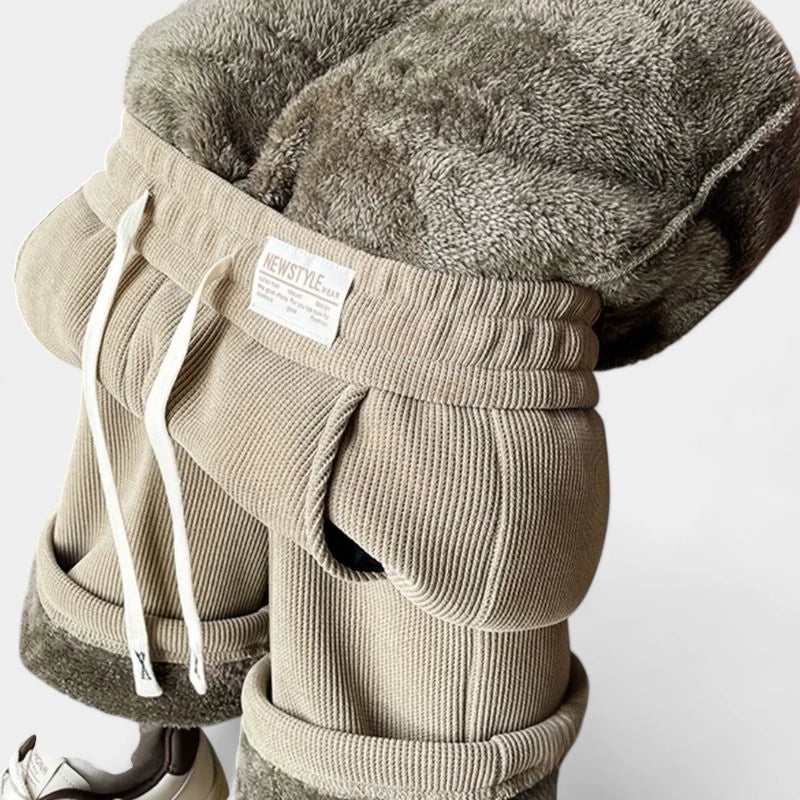 Gleame.-Broeken-Gleame broek - wijde broek met alfabetprint en elegant