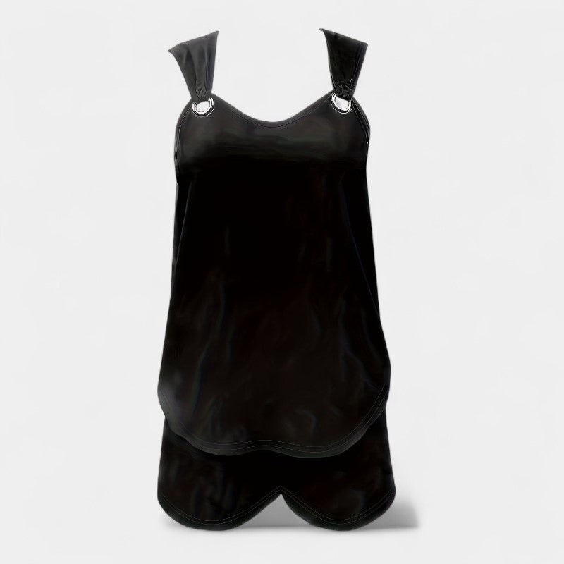 Gleame.-Gleame 2-delig set - V-hals mouwloos vest & shorts
