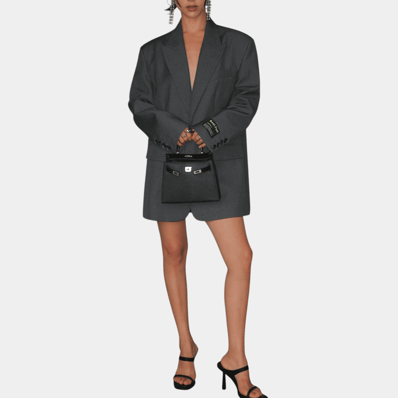Gleame.-Gleame Blazer - Oversized dames blazer met klassieke knopen en casual stijl