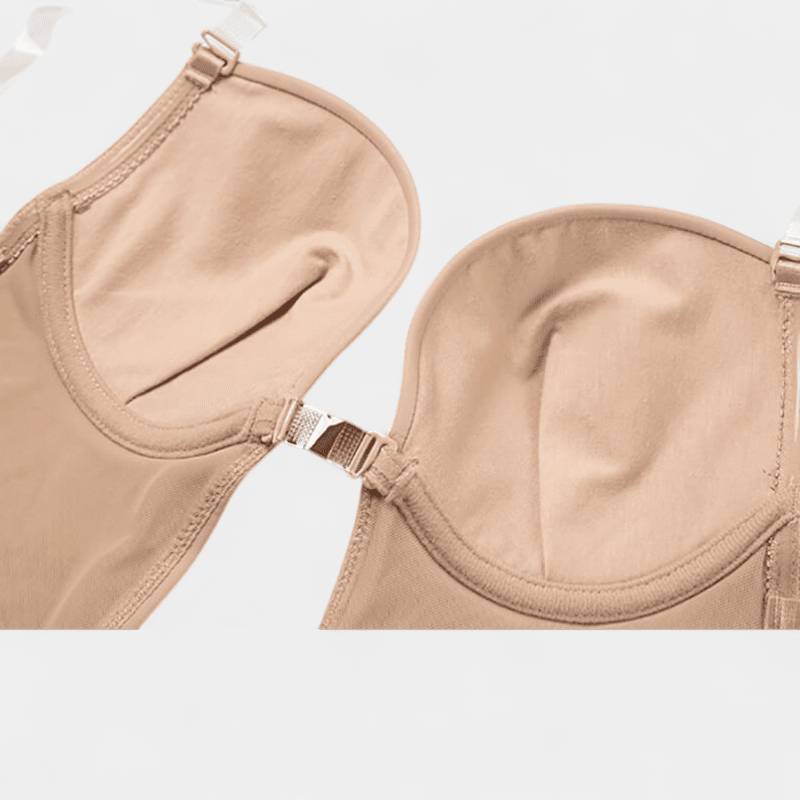 Gleame.-Gleame Bodysuit - Corrigerende bodysuit met diepe V-hals en lage rug voor een gladde en onzichtbare pasvorm