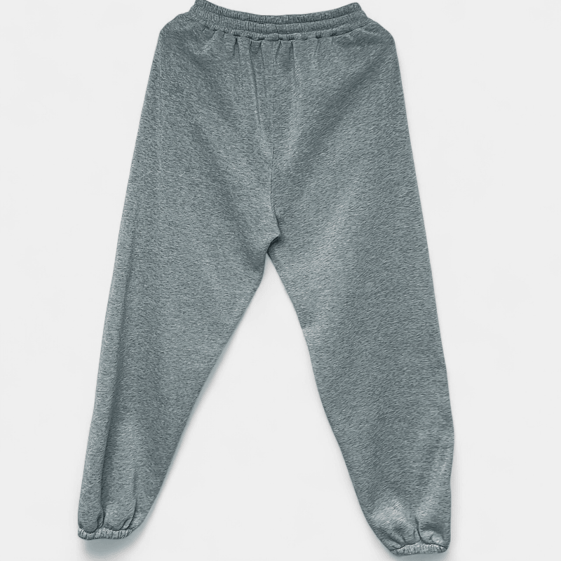 Gleame.-Gleame Broek - Dames high-waisted wijde sweatpants met elastische taille en losse pasvorm
