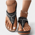 Gleame.-Gleame Sandalen - Dames sleehak slippers met strass en comfortabele pasvorm