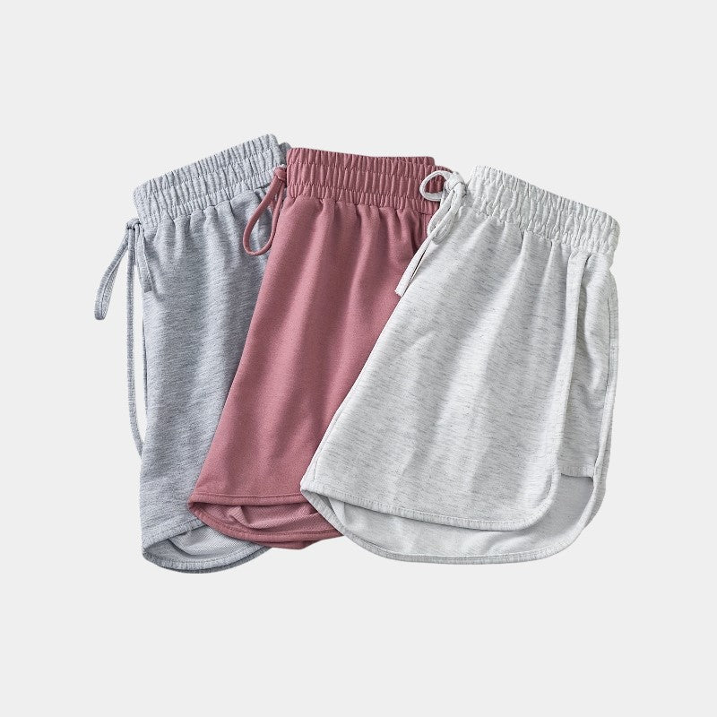 Gleame.-Gleame Short - Dames losse jogger met elastische taille en faux koord