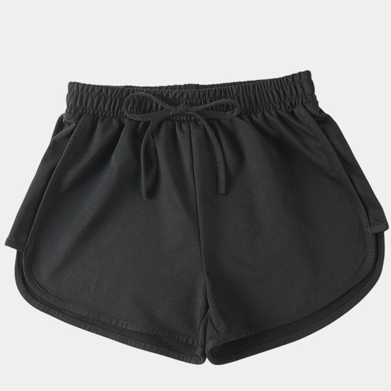 Gleame.-Gleame Short - Dames losse jogger met elastische taille en faux koord