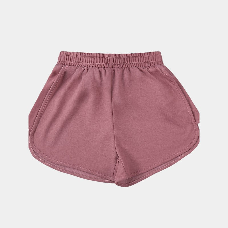 Gleame.-Gleame Short - Dames losse jogger met elastische taille en faux koord