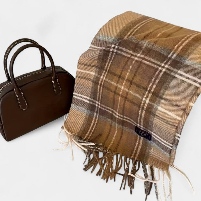 Gleame.-Gleame Sjaal - Warme en veelzijdige sjaal met tartanpatroon