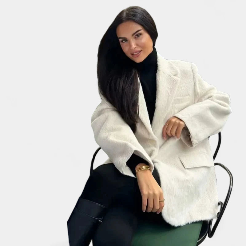 Gleame.-Jassen-Gleame Damesblazer - Elegante blazer met lange mouwen en knoopsluiting