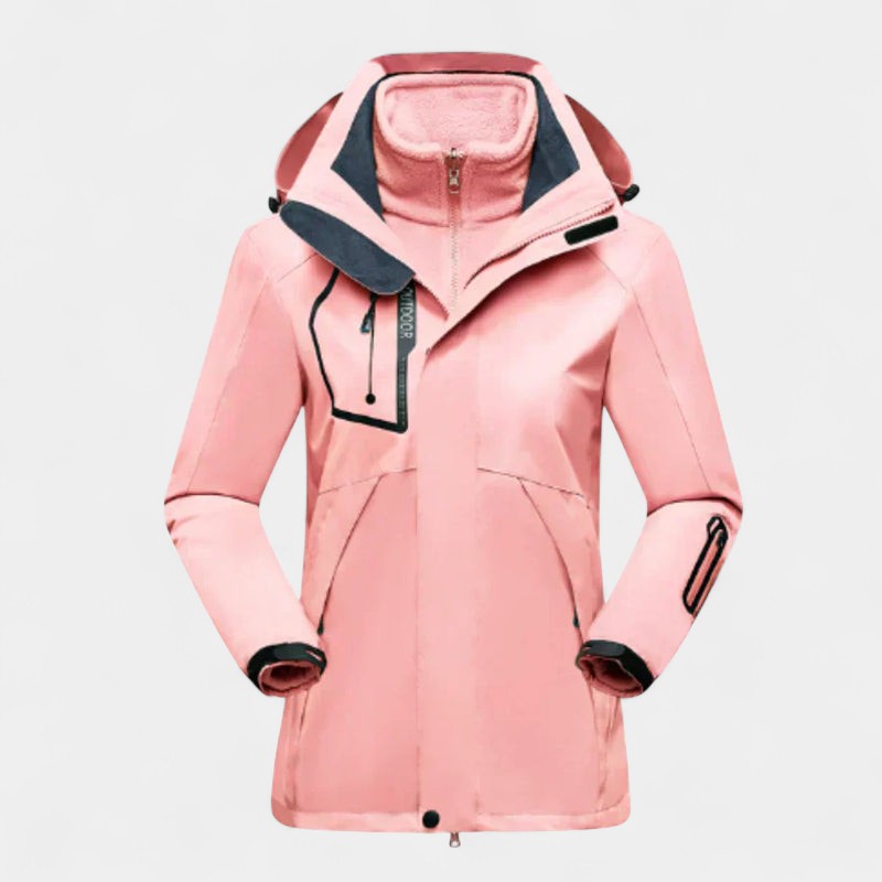 Gleame.-Jassen-Gleame Damesjas - Functionele damesjas met afneembare capuchon