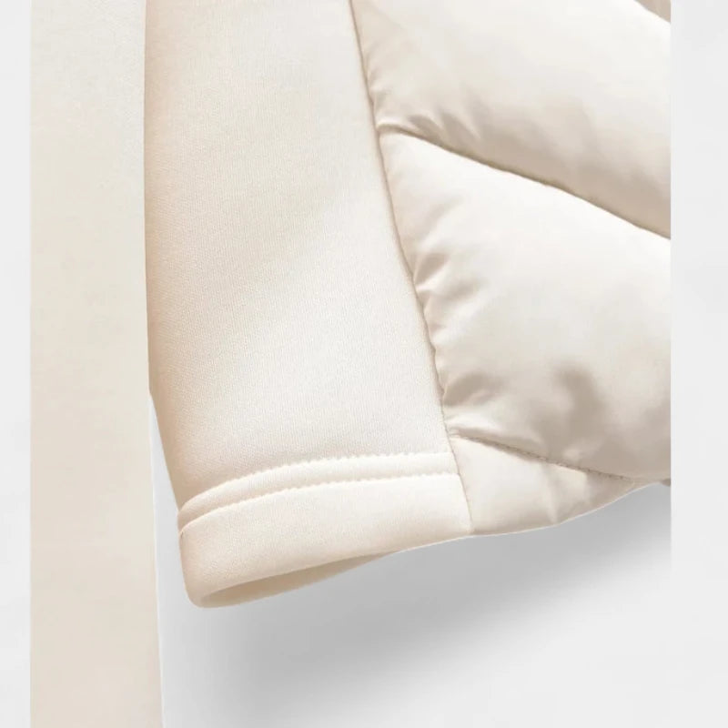 Gleame.-Jassen-Gleame Jas – Getailleerde damesjas met capuchon en lange mouwen