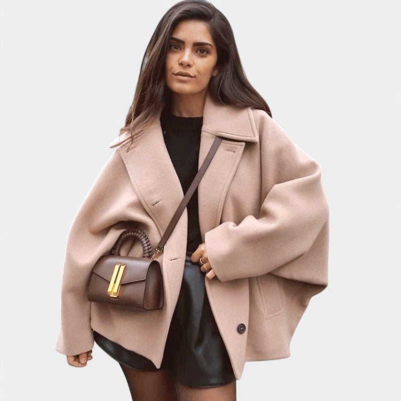 Gleame.-Jassen-Gleame Jas - Trendy oversized jas voor een stijlvolle look