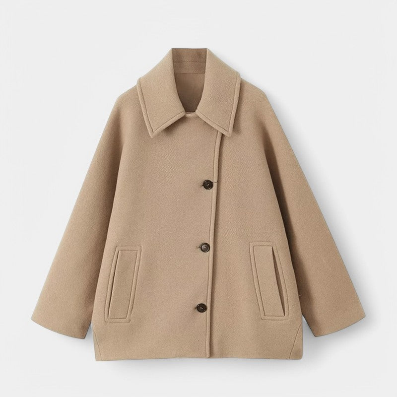 Gleame.-Jassen-Gleame Jas - Trendy oversized jas voor een stijlvolle look