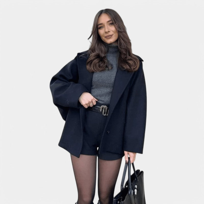 Gleame.-Jassen-Gleame Jas - Trendy oversized jas voor een stijlvolle look