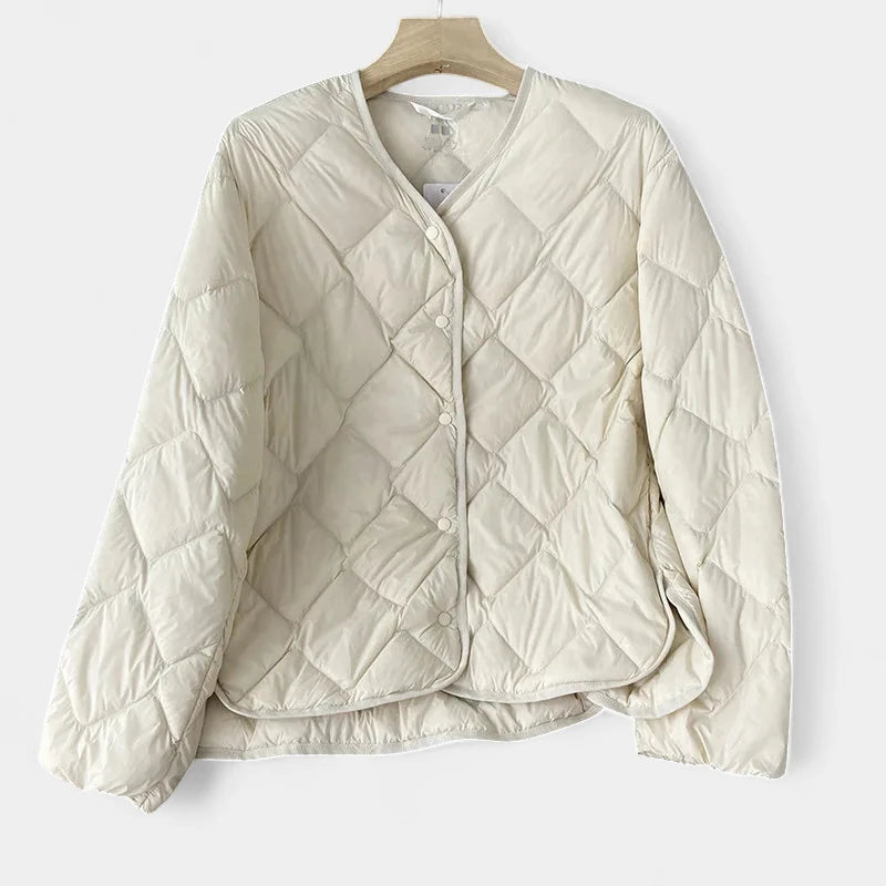 Gleame.-Jassen-Gleame Pufferjas – Ultralichte damesjas met dons en losse pasvorm