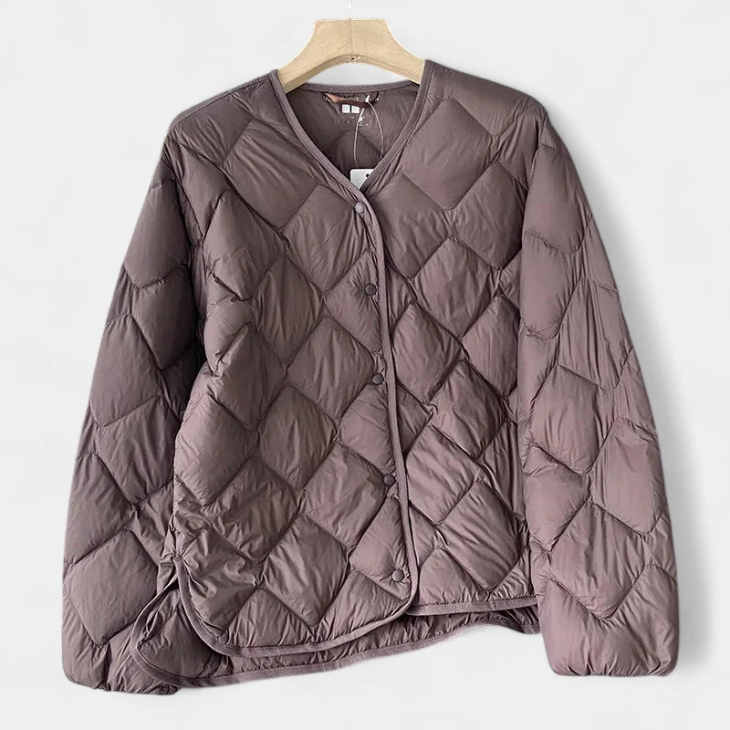 Gleame.-Jassen-Gleame Pufferjas – Ultralichte damesjas met dons en losse pasvorm