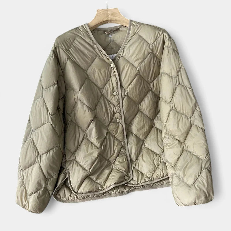 Gleame.-Jassen-Gleame Pufferjas – Ultralichte damesjas met dons en losse pasvorm