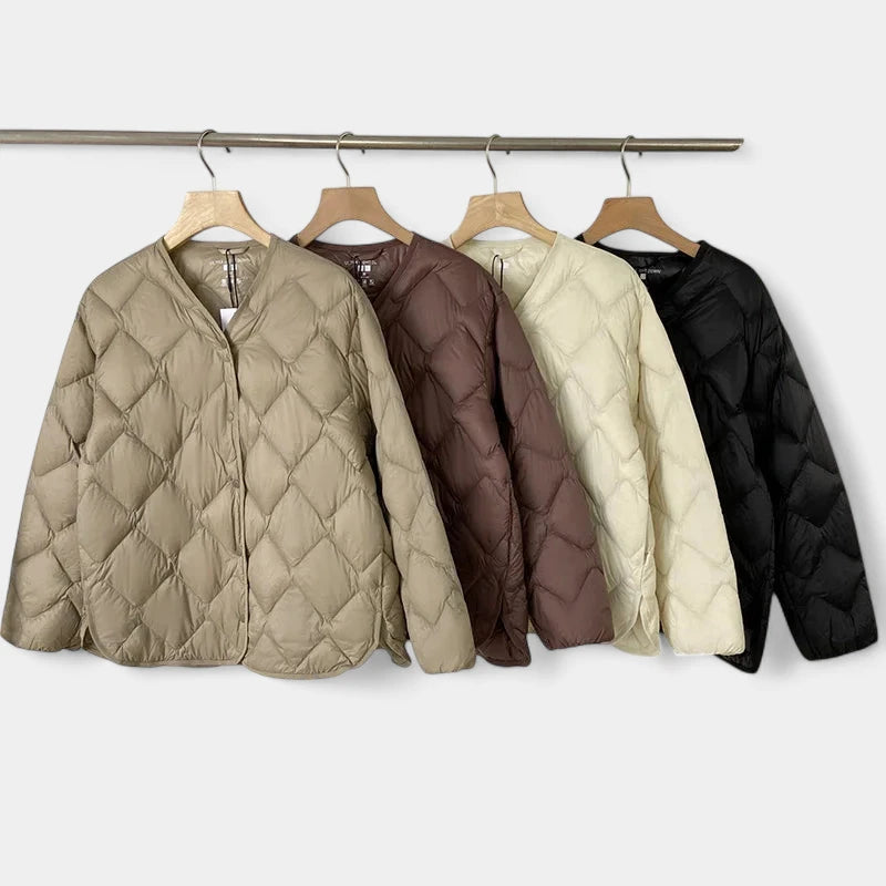 Gleame.-Jassen-Gleame Pufferjas – Ultralichte damesjas met dons en losse pasvorm