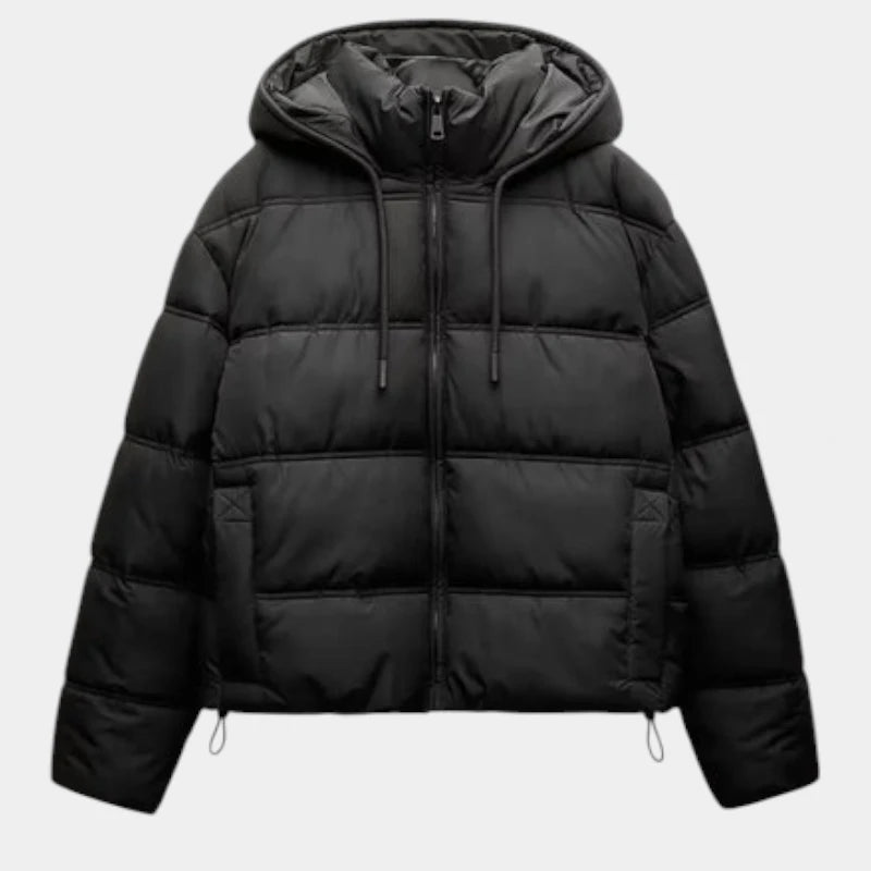 Gleame.-Jassen-Gleame Winterjas - Casual gewatteerde dames jas met capuchon