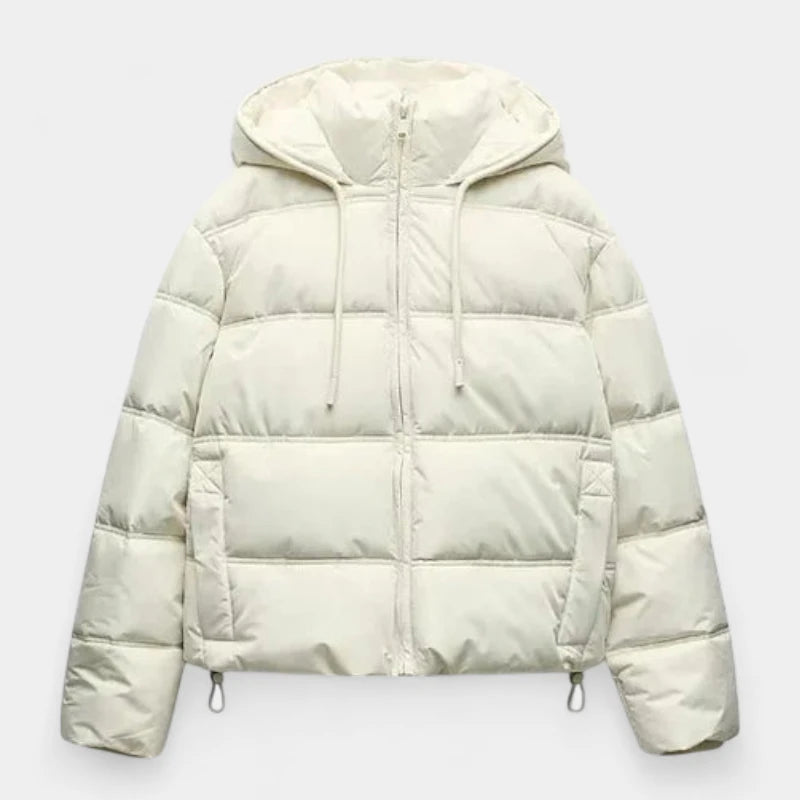 Gleame.-Jassen-Gleame Winterjas - Casual gewatteerde dames jas met capuchon