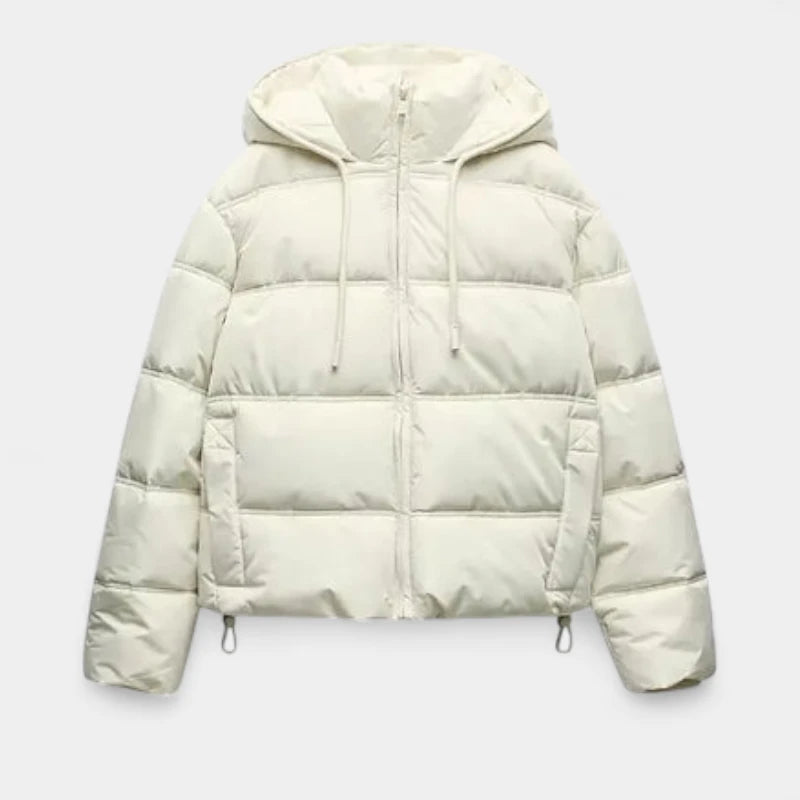 Gleame.-Jassen-Gleame Winterjas - Casual gewatteerde dames jas met capuchon