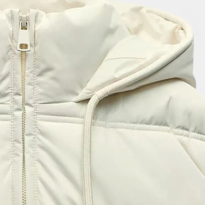 Gleame.-Jassen-Gleame Winterjas - Casual gewatteerde dames jas met capuchon