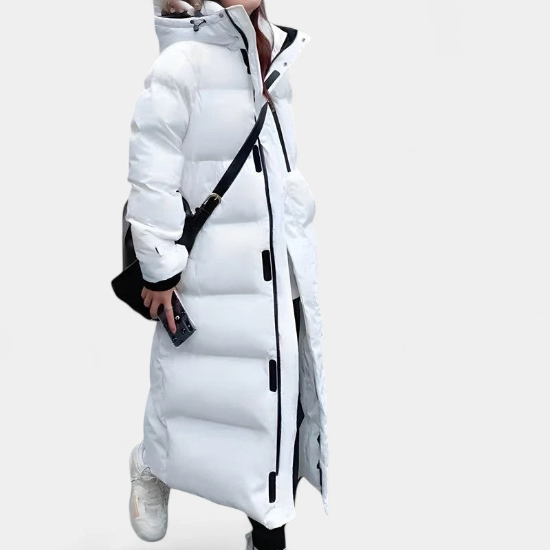 Gleame.-Jassen-Gleame Winterjas - Lange waterdichte dames jas met capuchon