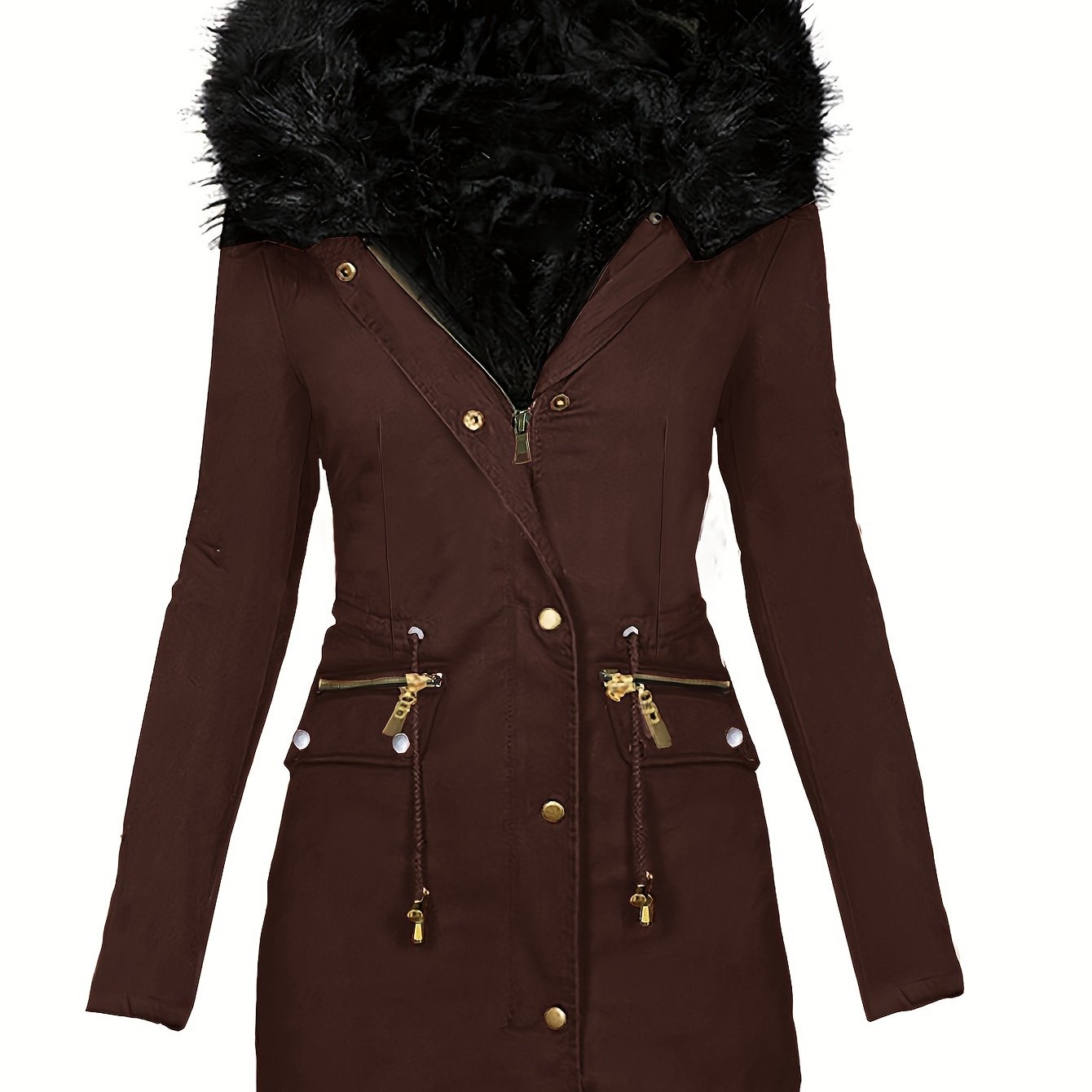 Gleame.-Jassen-Gleame jas - Dames jas met lange mouwen en warme voering