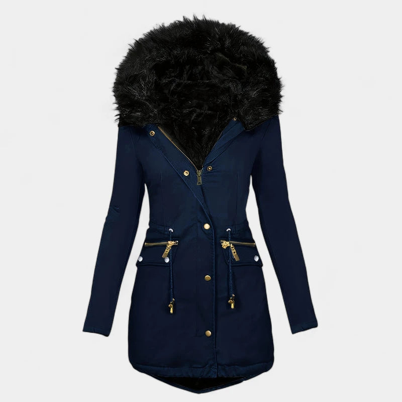 Gleame.-Jassen-Gleame jas - Dames jas met lange mouwen en warme voering