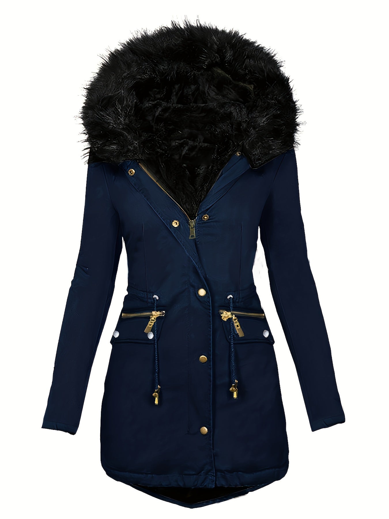 Gleame.-Jassen-Gleame jas - Dames jas met lange mouwen en warme voering