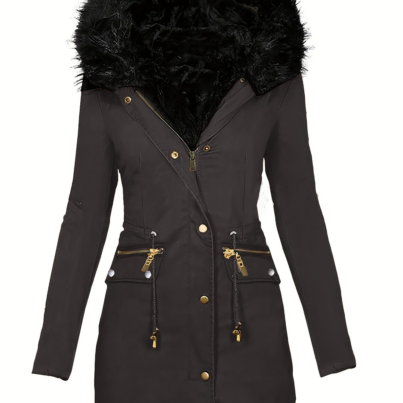 Gleame.-Jassen-Gleame jas - Dames jas met lange mouwen en warme voering