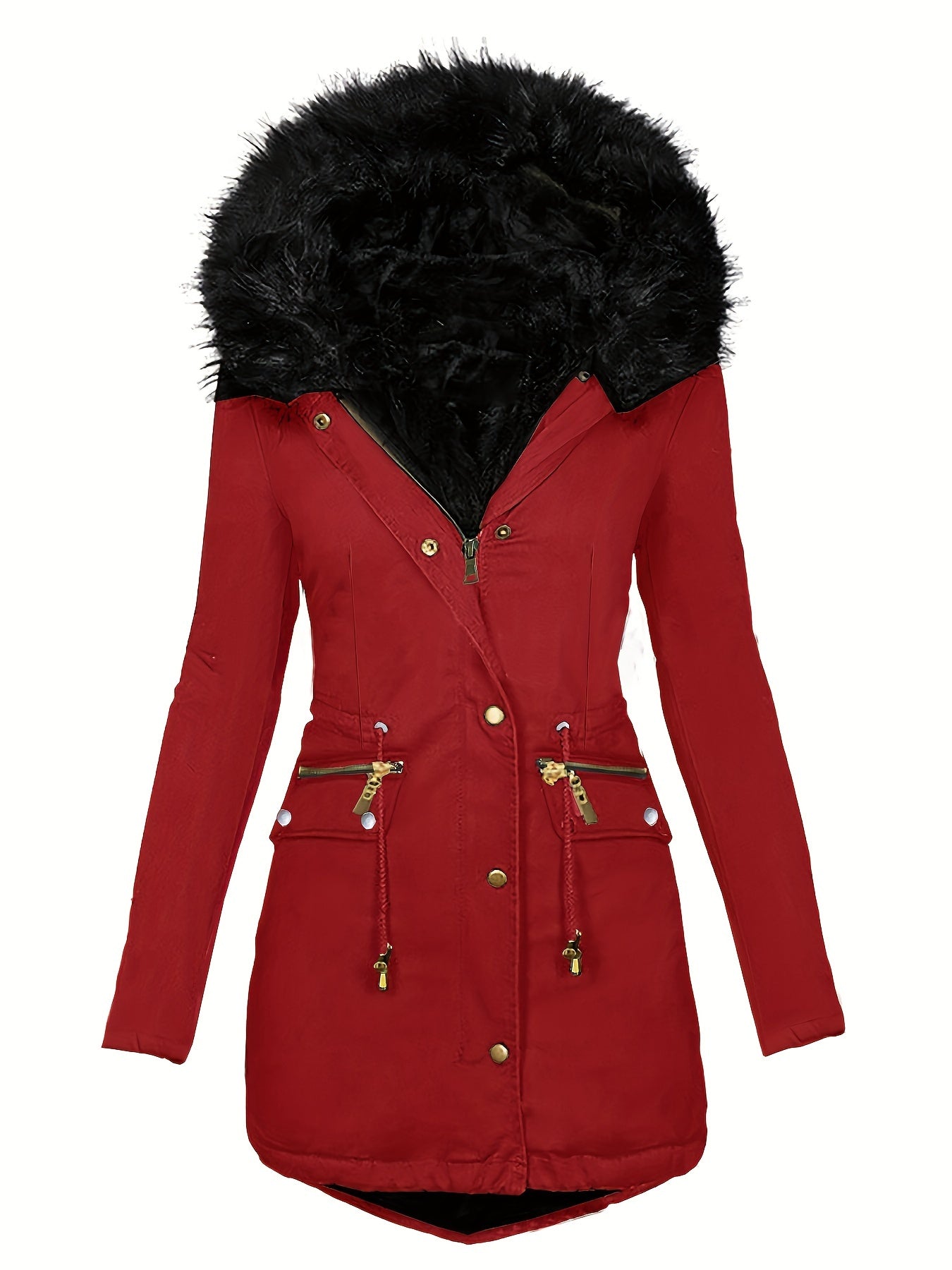 Gleame.-Jassen-Gleame jas - Dames jas met lange mouwen en warme voering