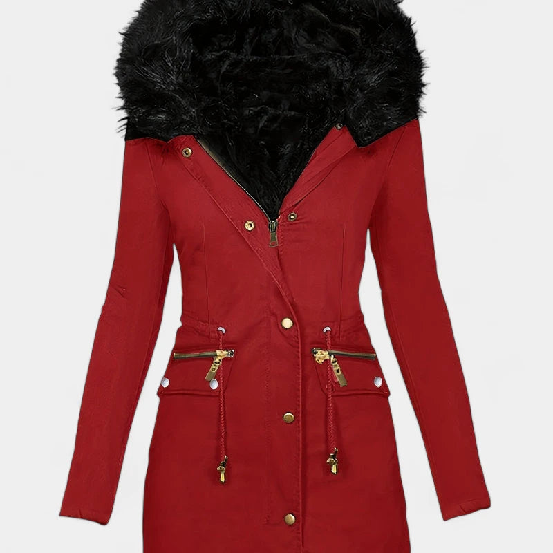 Gleame.-Jassen-Gleame jas - Dames jas met lange mouwen en warme voering