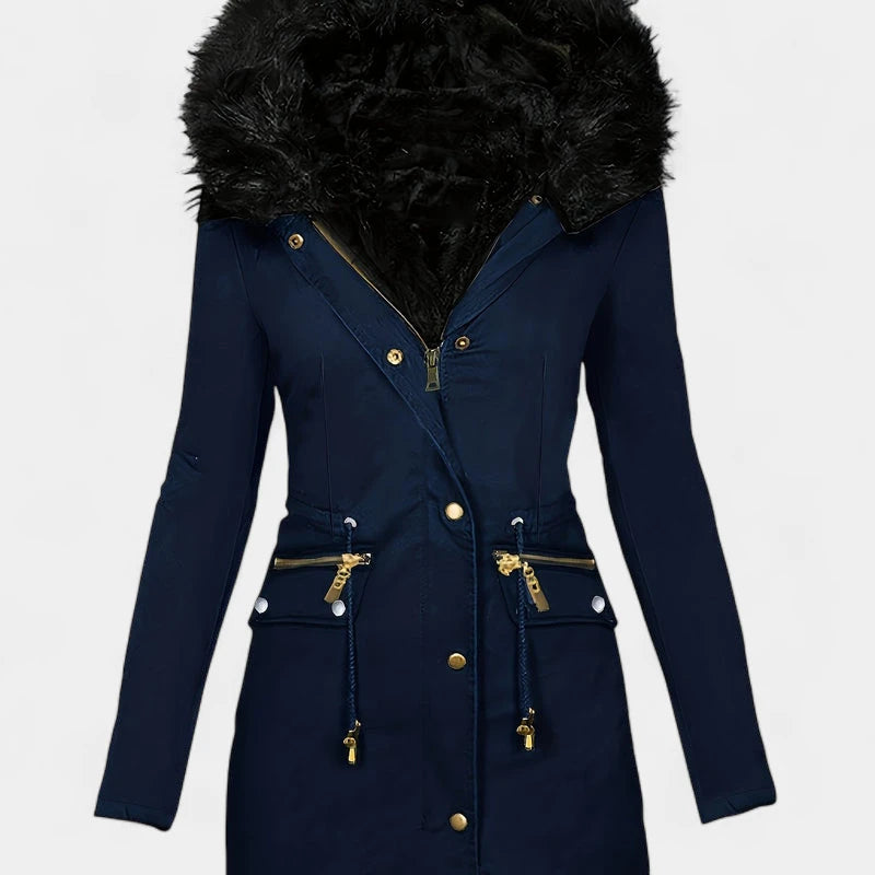 Gleame.-Jassen-Gleame jas - Dames jas met lange mouwen en warme voering