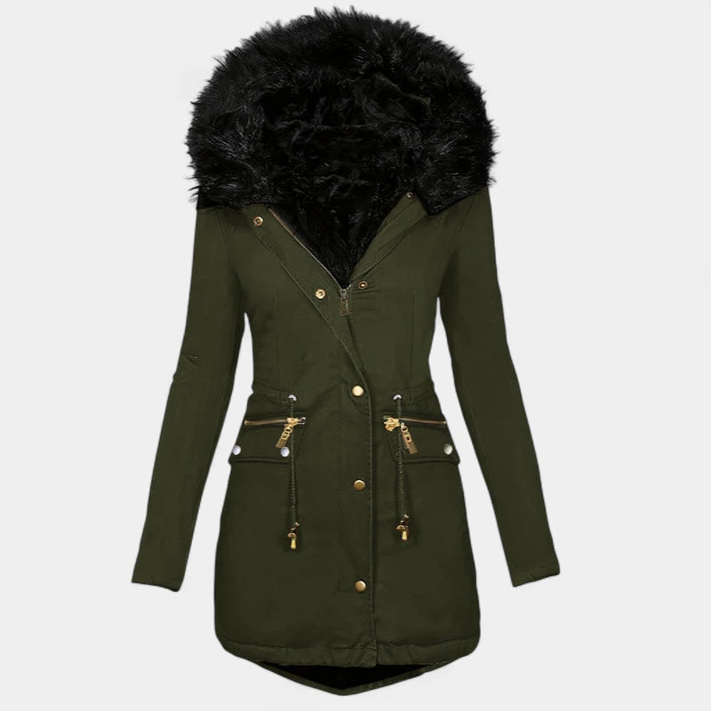 Gleame.-Jassen-Gleame jas - Dames jas met lange mouwen en warme voering