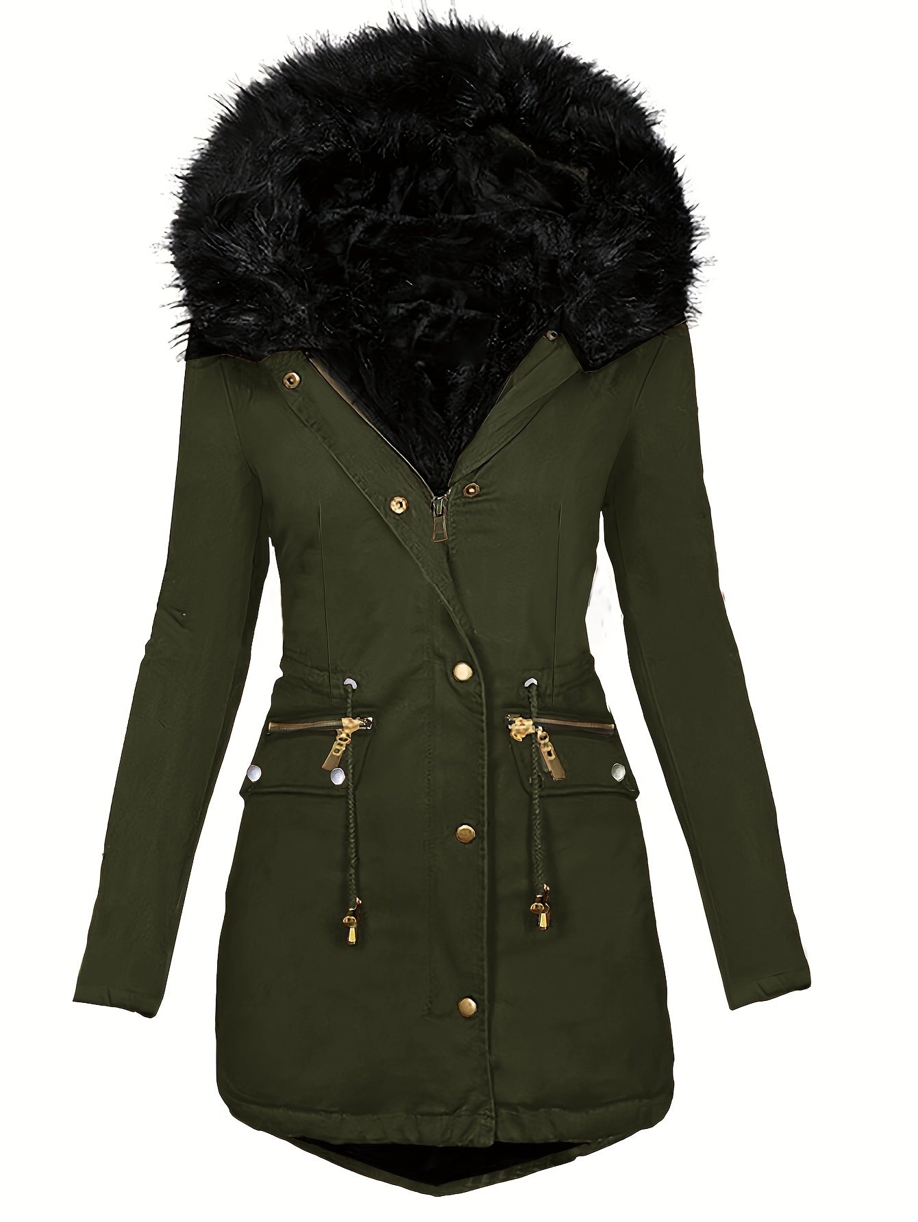 Gleame.-Jassen-Gleame jas - Dames jas met lange mouwen en warme voering